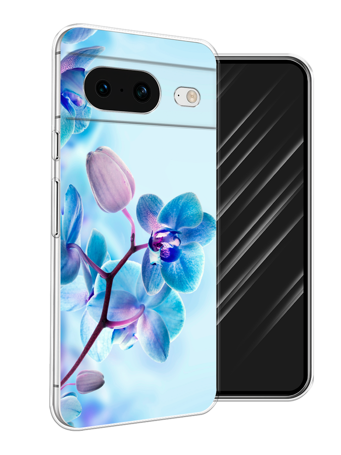 

Чехол Awog на Google Pixel 8 "Голубая орхидея", Голубой;синий;фиолетовый, 271550-1