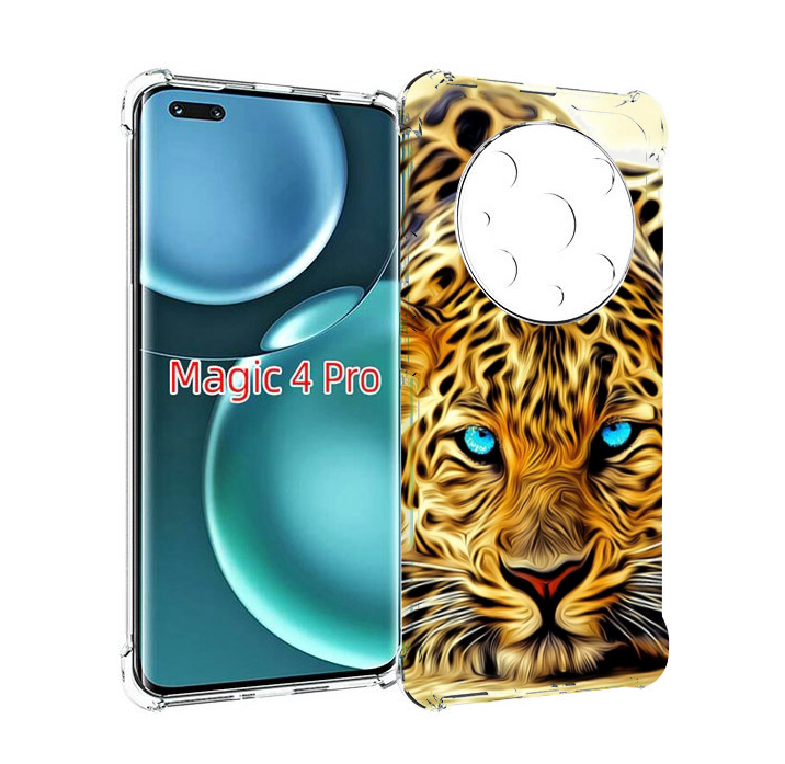 

Чехол MyPads Голубоглазый-гепард для Honor Magic4 Pro, Прозрачный, Tocco