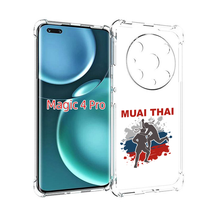 

Чехол MyPads Муайтай для Honor Magic4 Pro, Прозрачный, Tocco