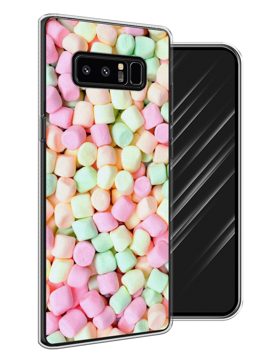 

Чехол Awog на Samsung Galaxy Note 8 "Marshmallows", Зеленый;желтый;розовый, 25250-10