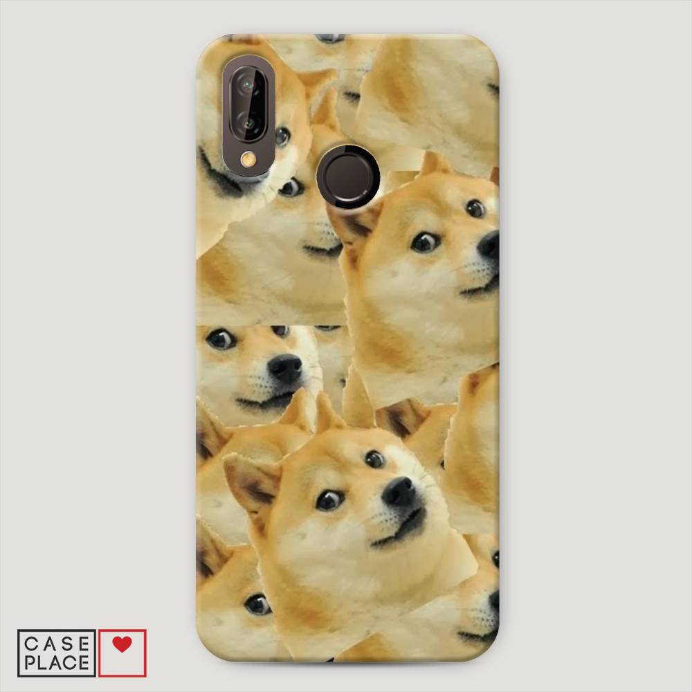 фото Чехол awog "собака-подозревака фон" для huawei nova 3e