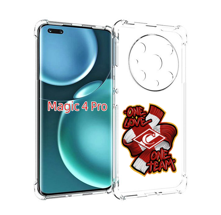 

Чехол MyPads Одна любовь-Спартак для Honor Magic4 Pro, Прозрачный, Tocco