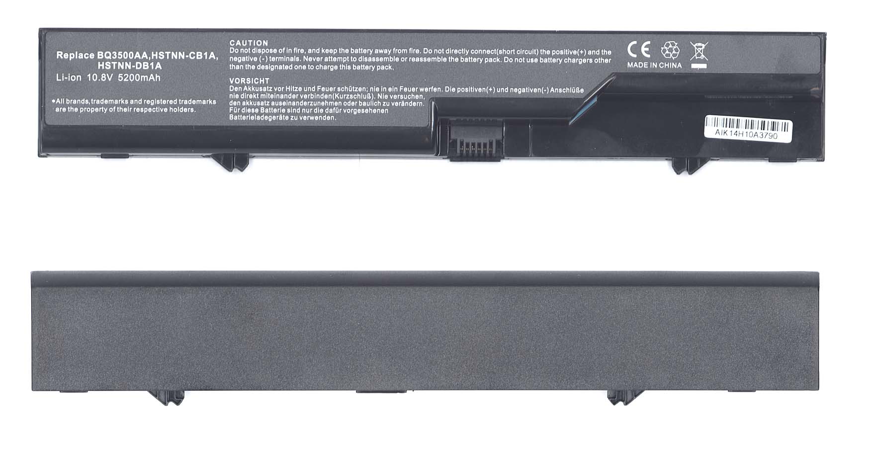 

Аккумуляторная батарея OEM для ноутбука HP Compaq 4320s 4420s HSTNN-I85C-4 5200mAh