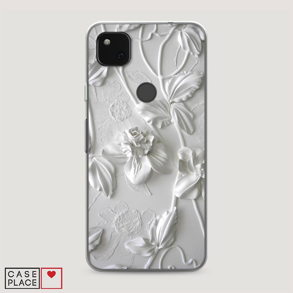 

Чехол Awog на Google Pixel 4A "Гипсовые цветы", 270650-7