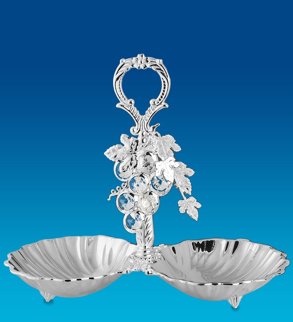 

Конфетница Виноградная лоза, Серебристый, AT2068247