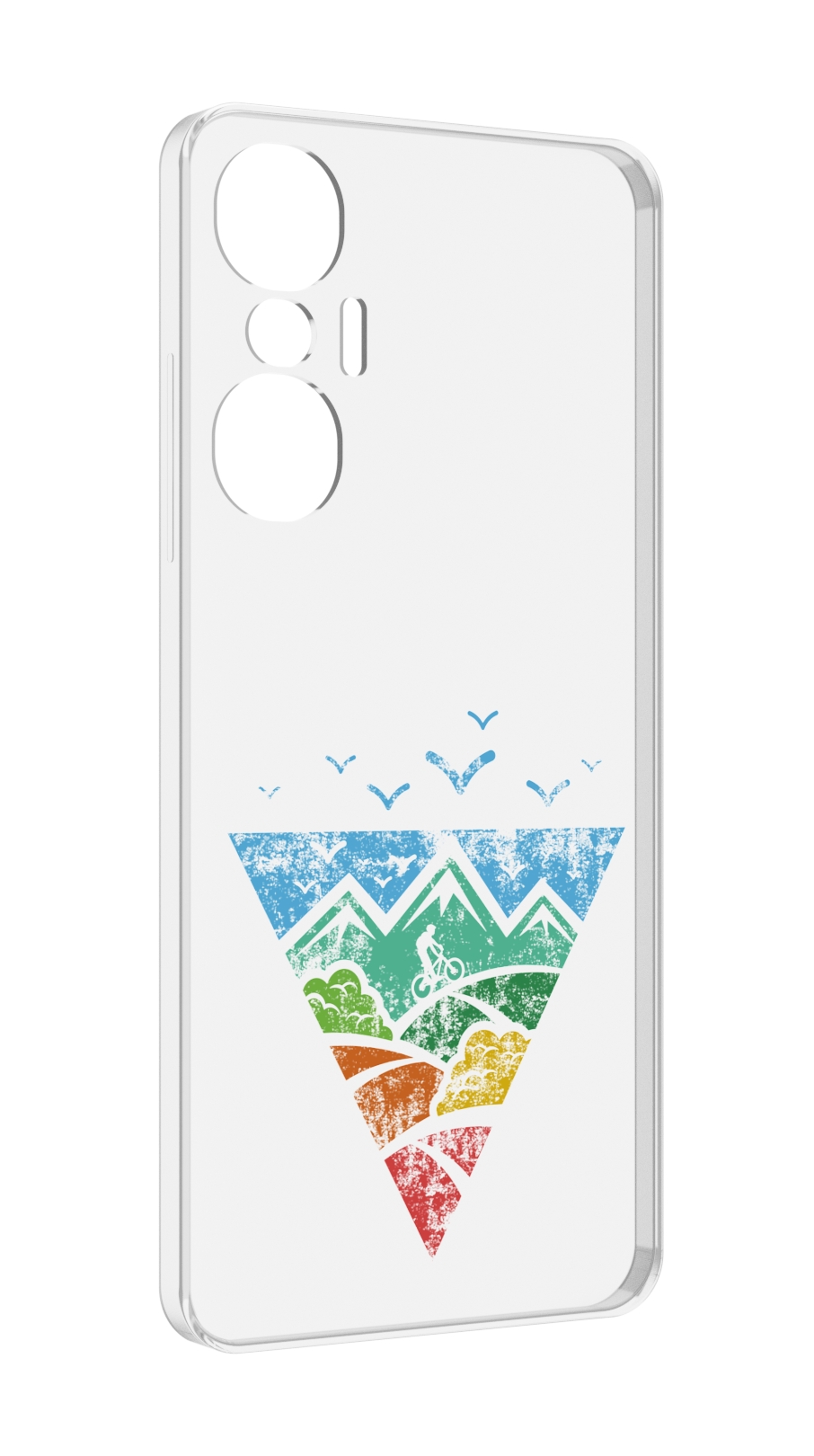 

Чехол MyPads Лес земля море чайки для Infinix Hot 20S противоударный, Tocco