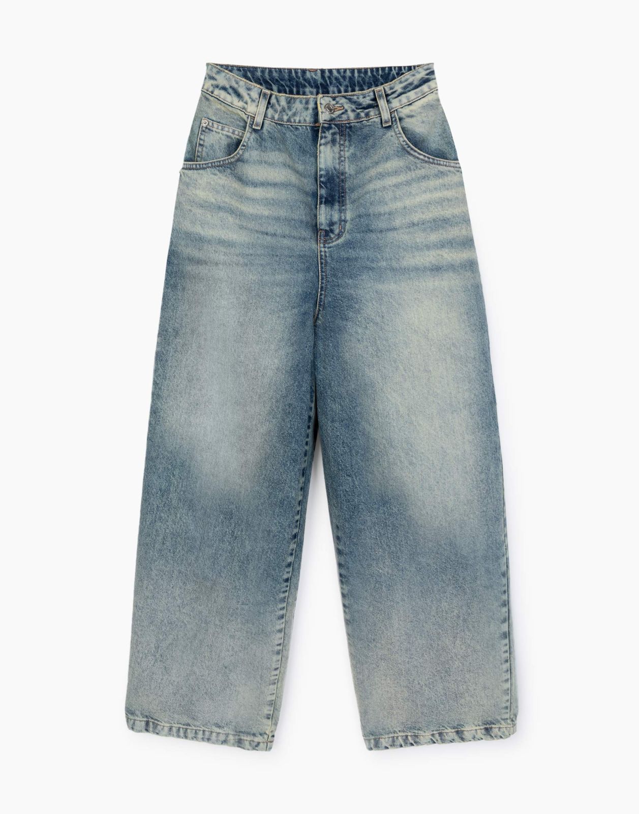 

Джинсы для девочки Gloria Jeans GJN030373 синий /медиум овердайт/ 14+/164, GJN030373