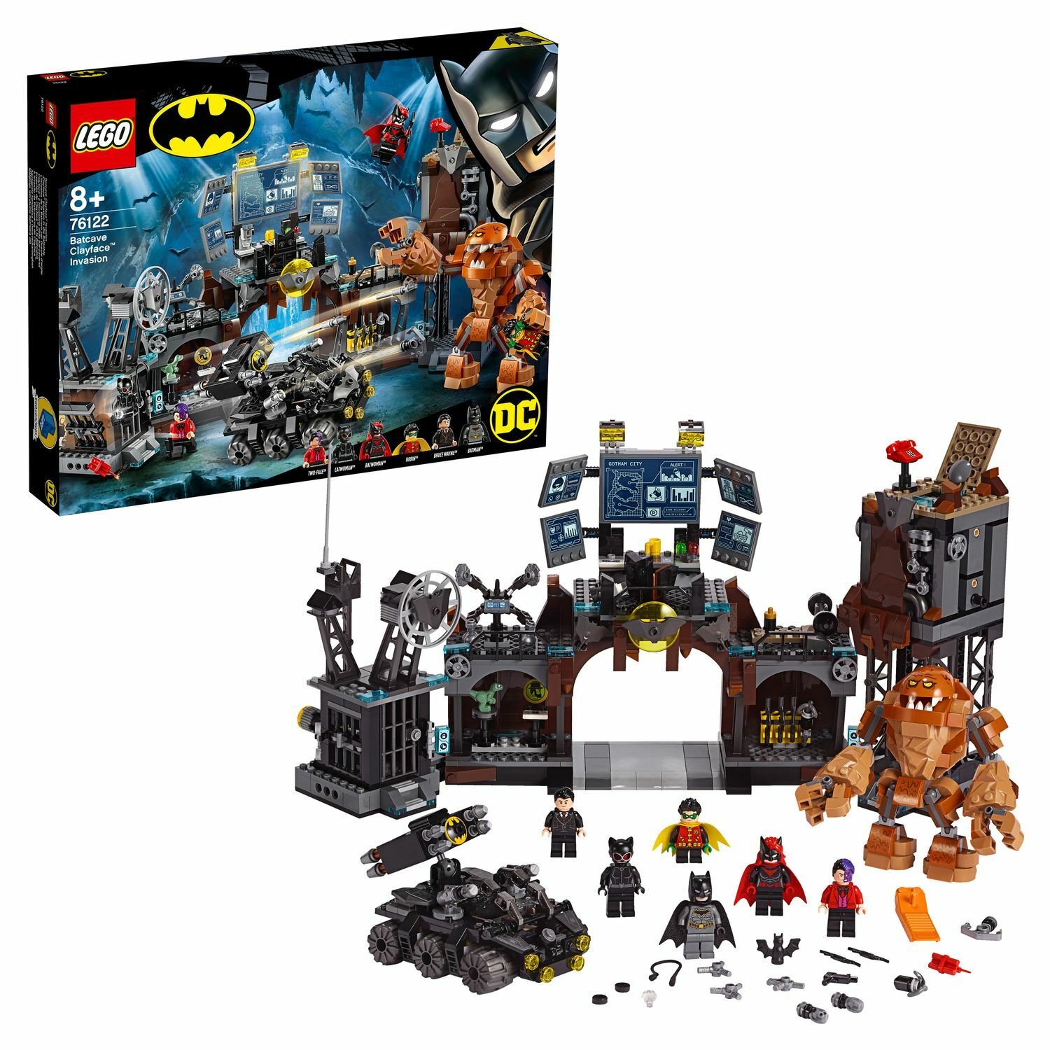 

Конструктор LEGO DC Super Heroes Вторжение Глиноликого в бэт-пещеру 76122