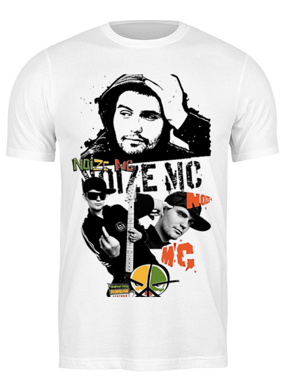 

Футболка мужская Printio Noize mc белая M, Noize mc
