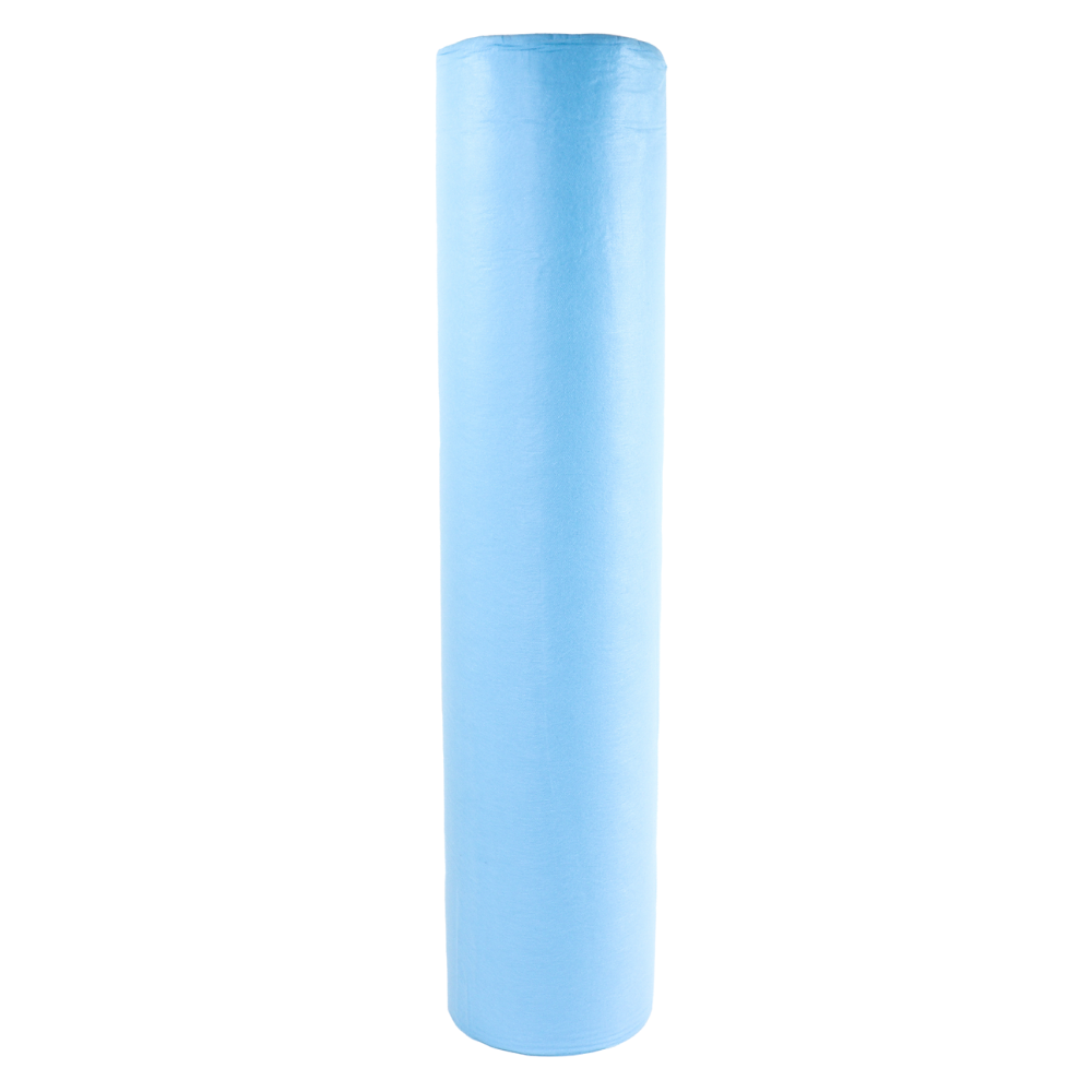 Простыня одноразовая Гекса в рулоне голубой 0,8х200 м