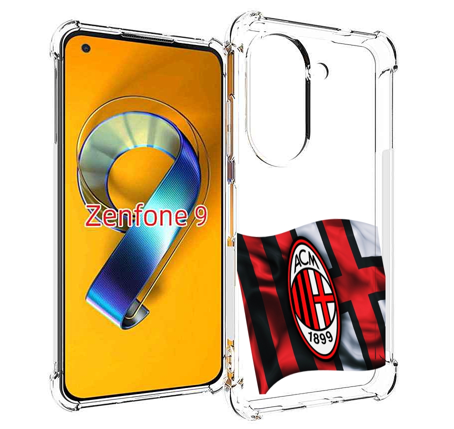 

Чехол MyPads фк милан мужской для Asus Zenfone 9 (AI2202), Прозрачный, Tocco