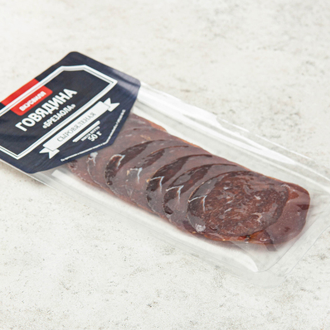 

Говядина сыровяленая ВкусВилл Брезаола 50 г