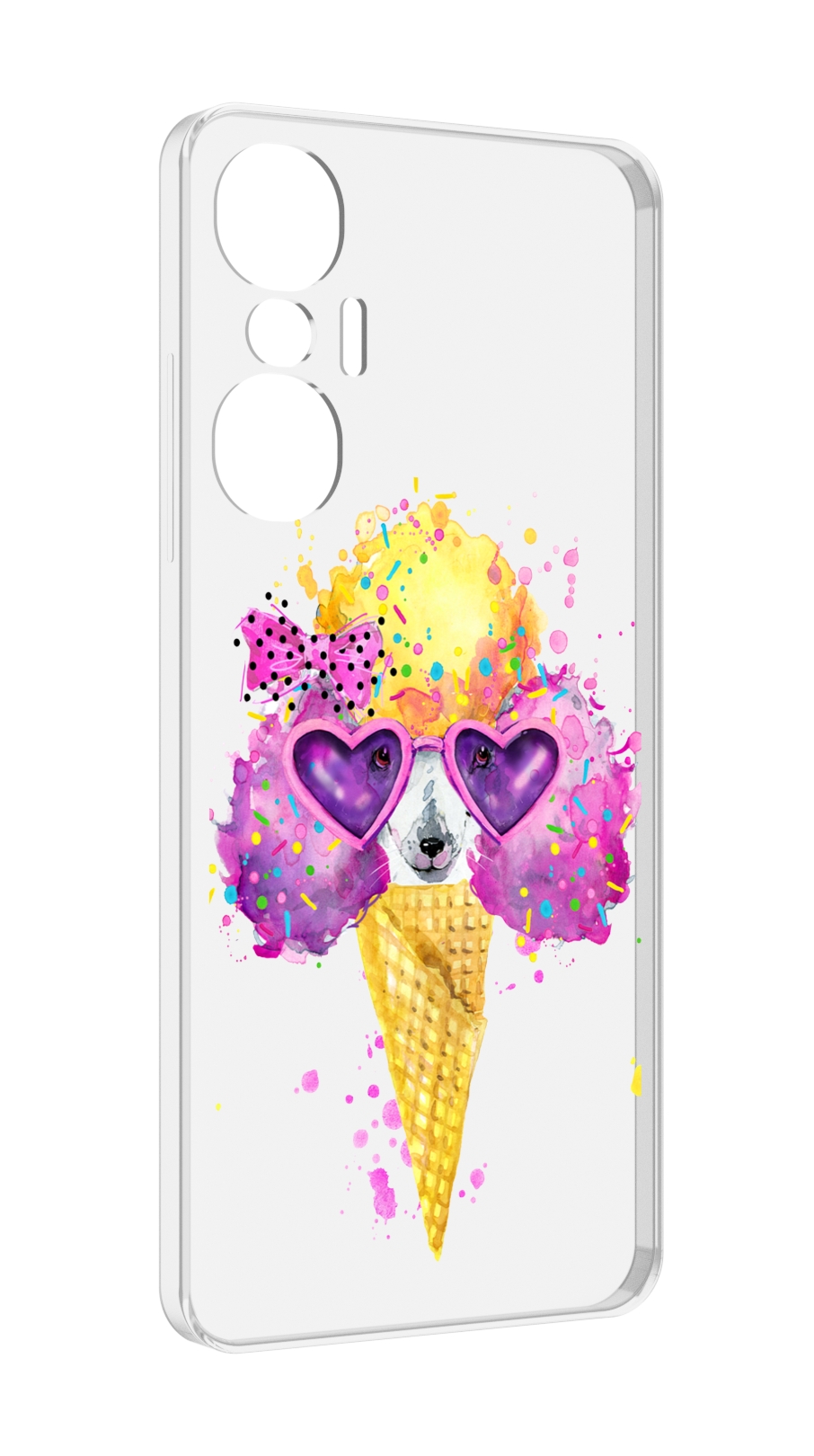 

Чехол MyPads Рожок для Infinix Hot 20S противоударный, Tocco