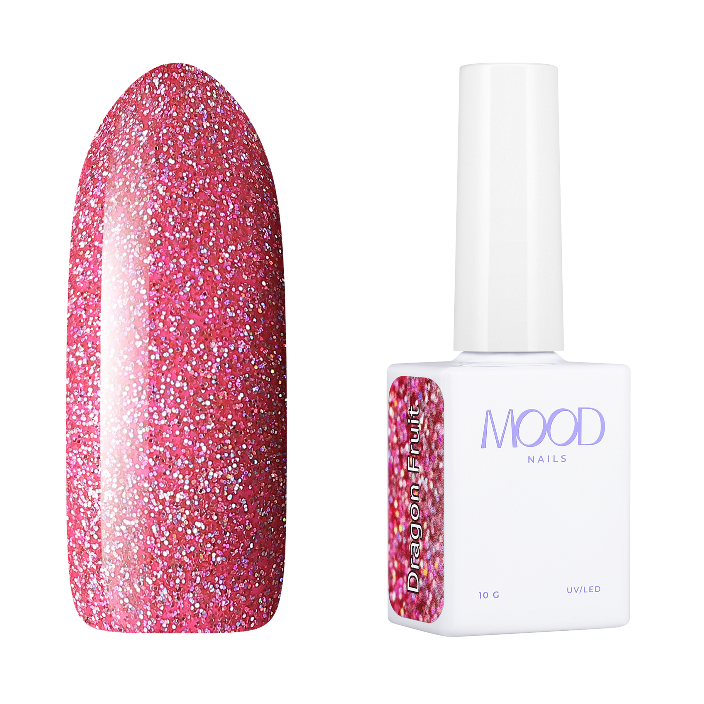 Гель-лак MOODNAIL Gel-polish Dragon Fruit, 10 г