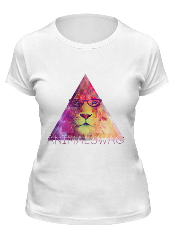 

Футболка женская Printio animalswag collection: lion белая XL, Белый, "animalswag" collection: lion