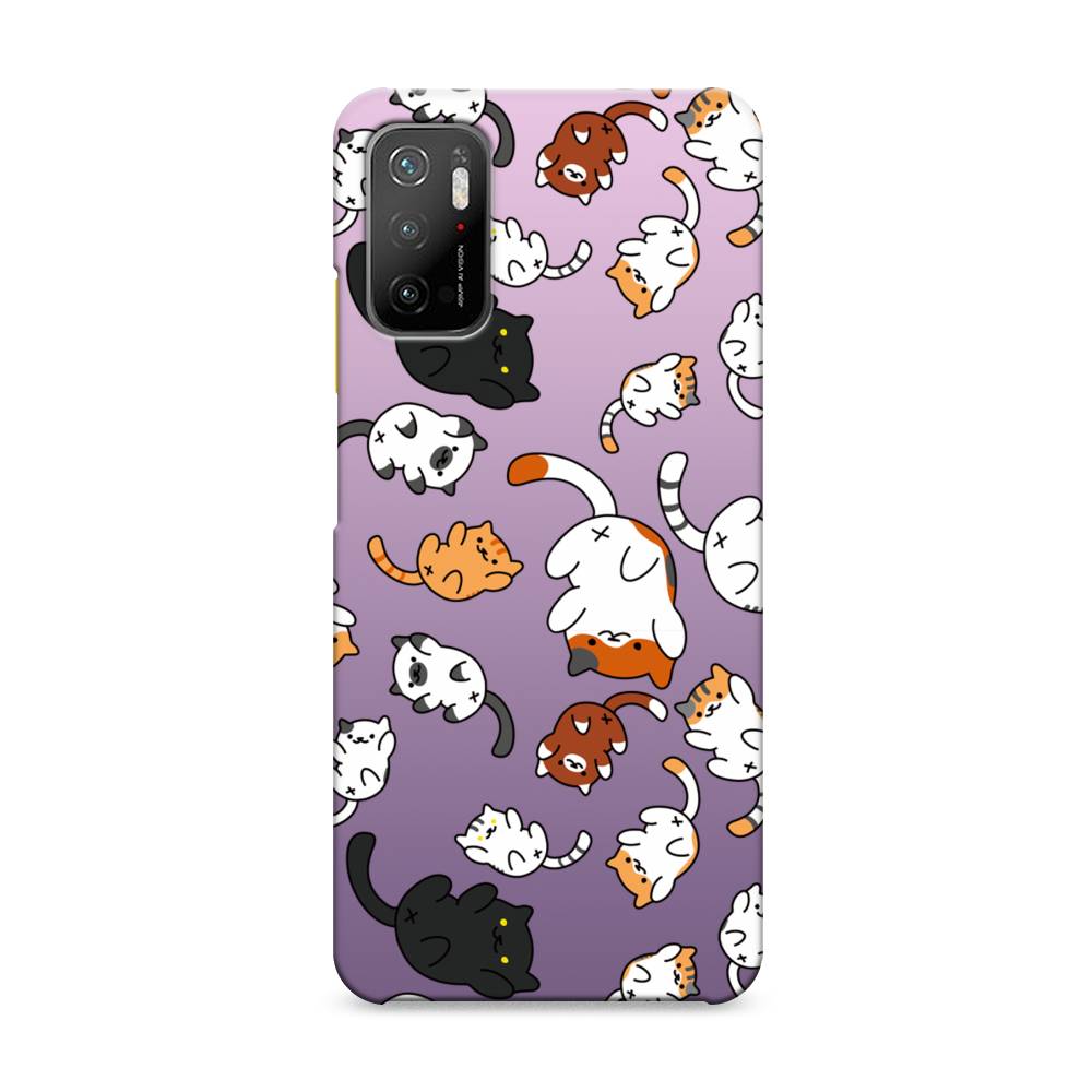 

Пластиковый чехол "Котопад" на Xiaomi Poco M3 Pro, 311020-5