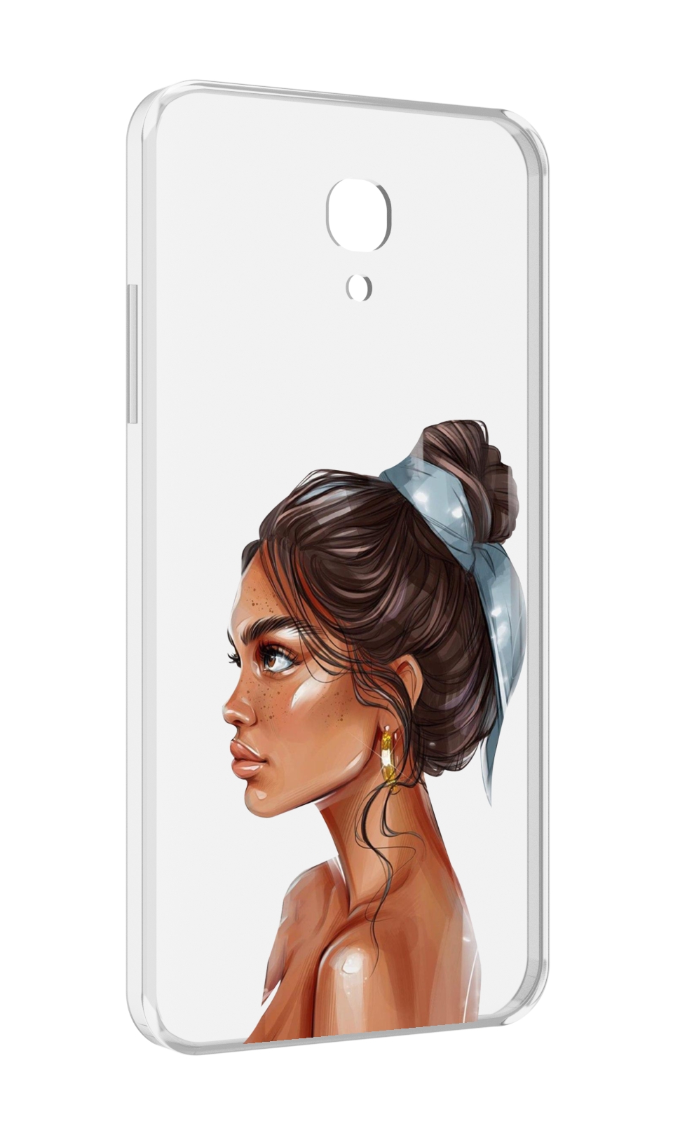 

Чехол MyPads Девушка-с-повязкой женский для Lenovo Vibe P2 5.5 (P2a42), Прозрачный, Tocco