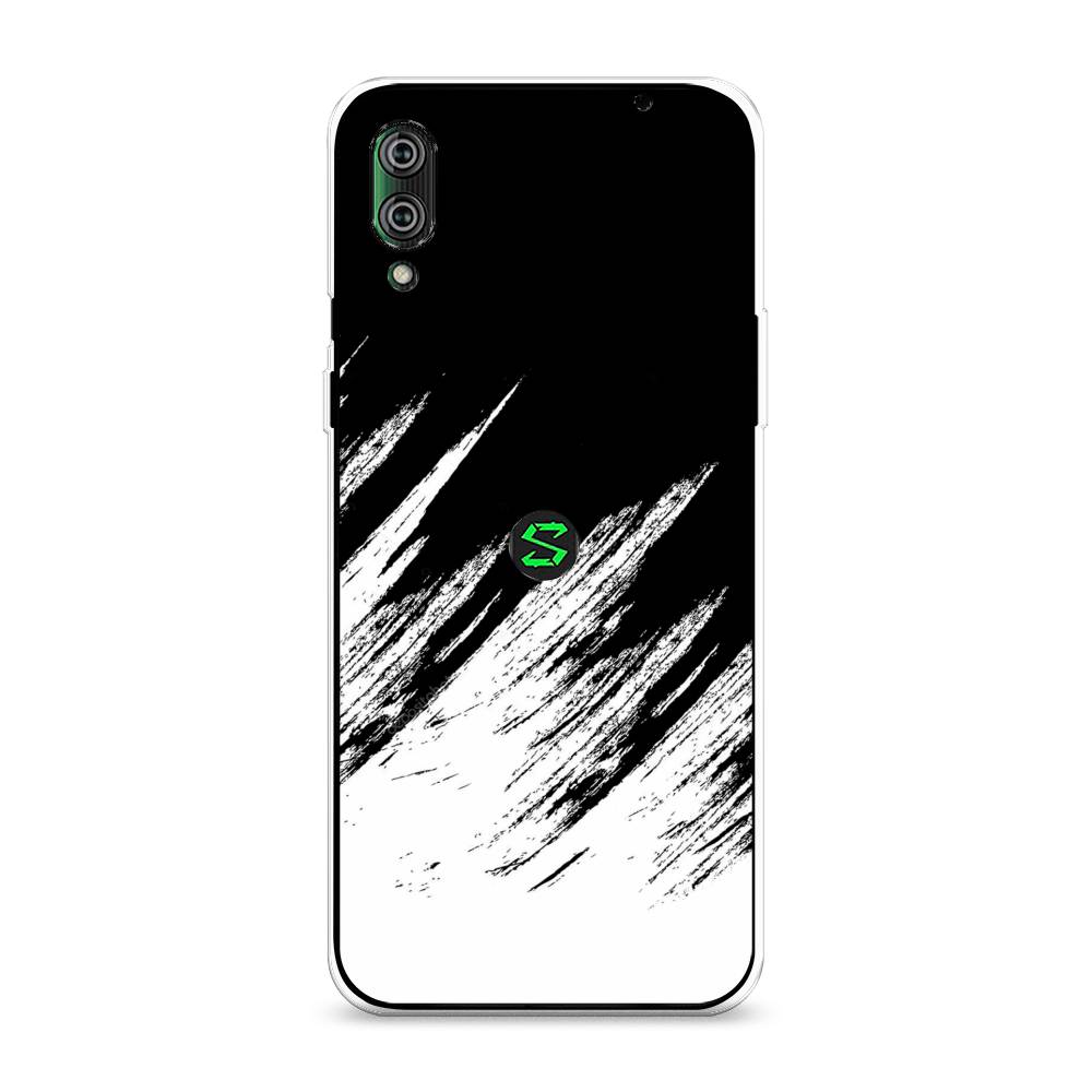 

Чехол Awog на Xiaomi Black Shark 2/2 Pro "Черно белые брызги", Разноцветный, 36450-3