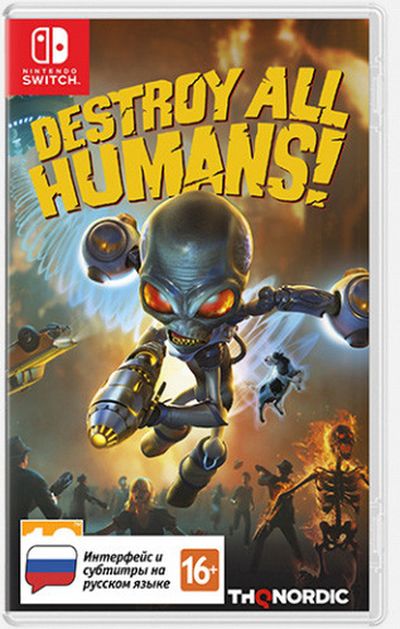 

Игра Destroy All Humans! СИ для Nintendo Switch, Destroy All Humans! Стандартное издание