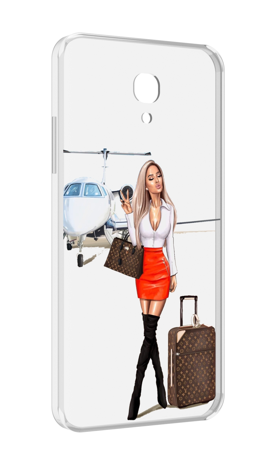 

Чехол MyPads Деловая-девушка женский для Lenovo Vibe P2 5.5 (P2a42), Прозрачный, Tocco