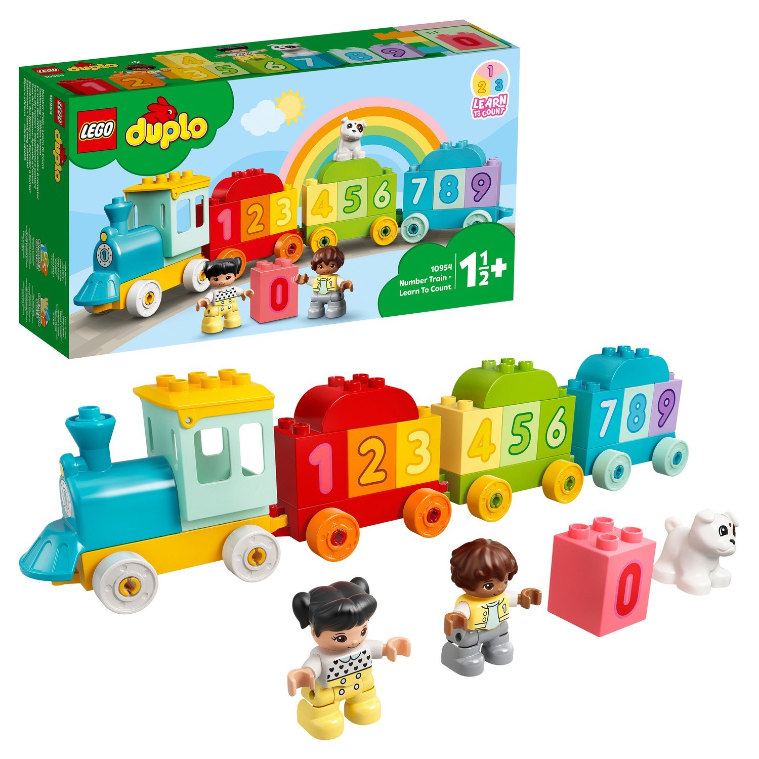 фото Конструктор lego duplo my first поезд с цифрами-учимся считать 10954