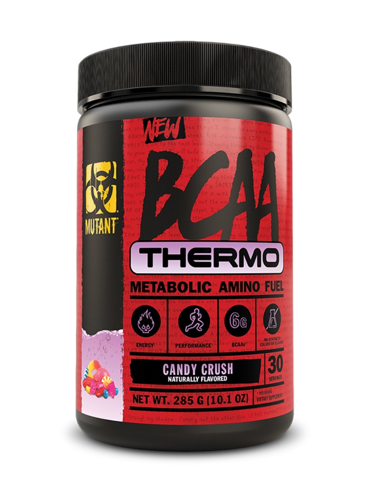 фото Аминокислоты bcaa mutant bcaa thermo, candy crush, 285 гр
