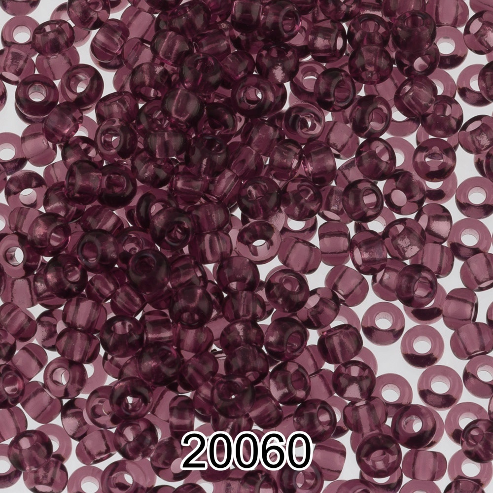 

Бисер Preciosa Чехия, 10/0, 2,3 мм, 500 г, цвет 20060, ф096 лиловый, Фиолетовый