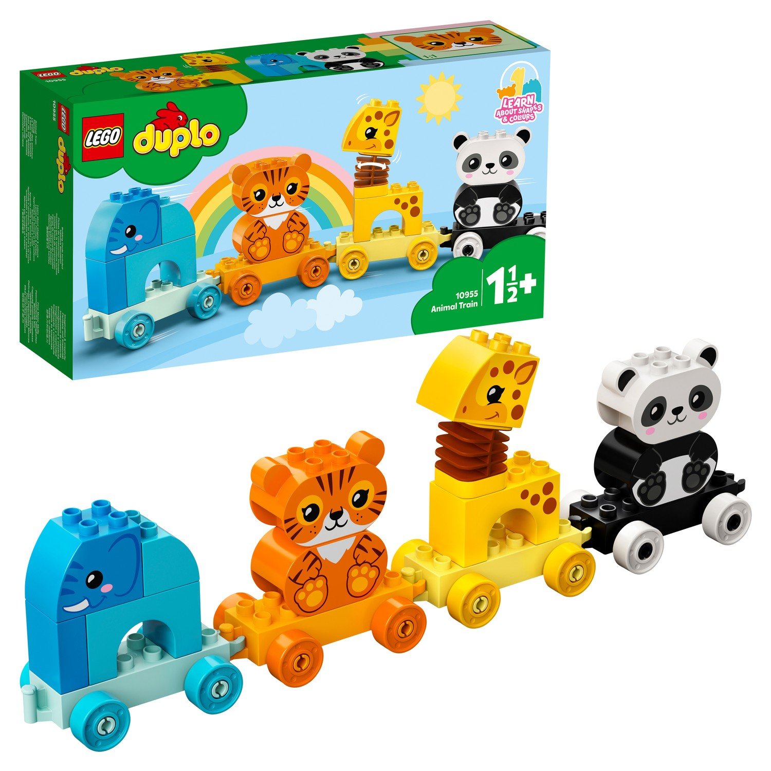 фото Конструктор lego duplo my first поезд для животных 10955