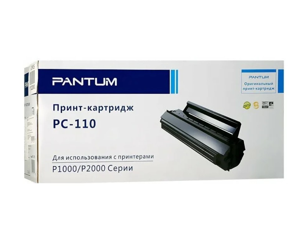 

Картридж для лазерного принтера Pantum PC-110 Black, совместимый, Черный