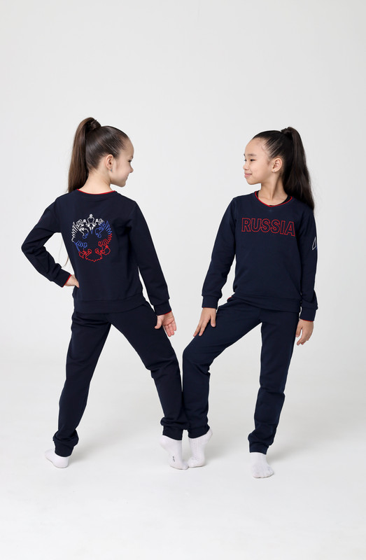 Костюм спортивный WILDWINS WW-K052, темно-синий, 122