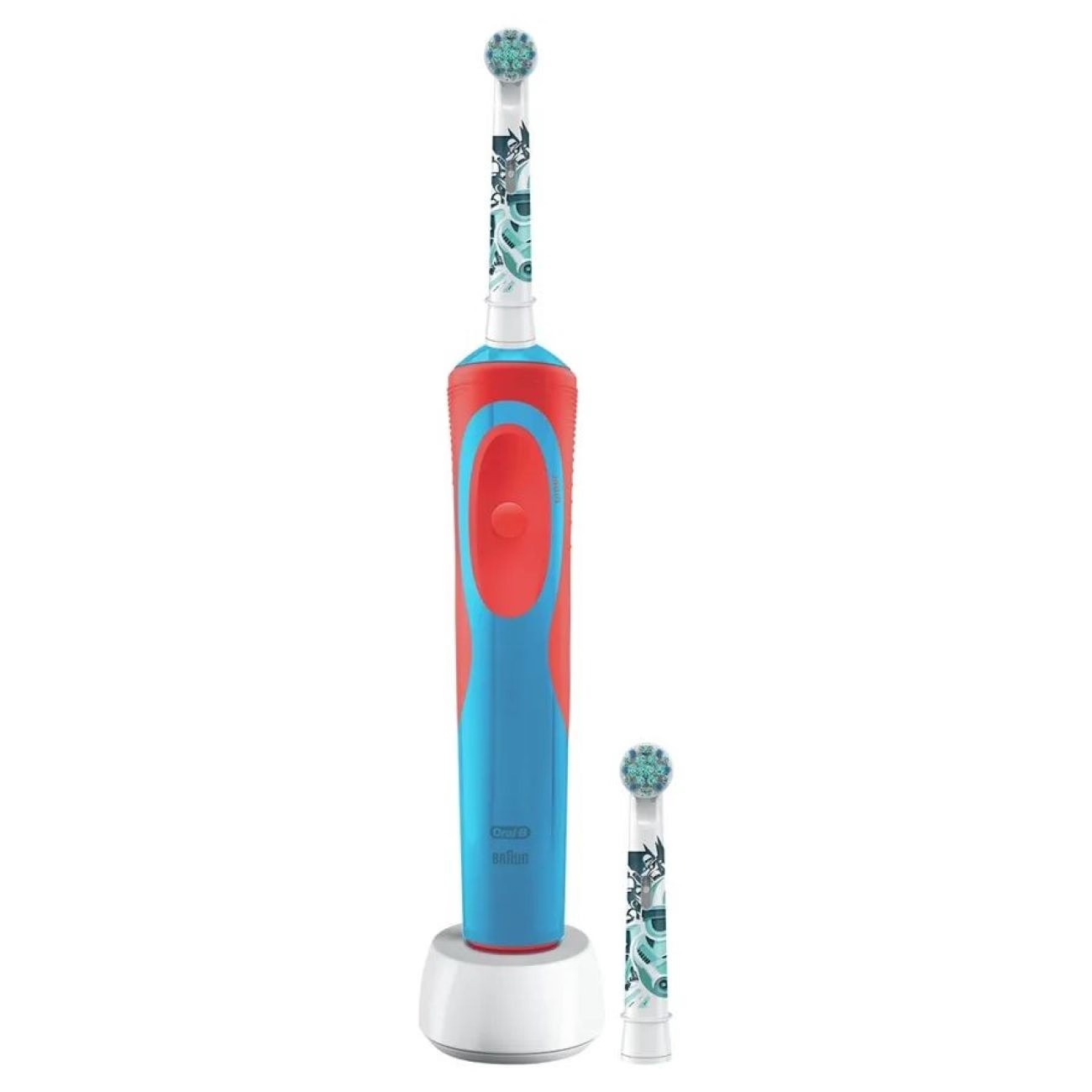 Электрическая зубная щетка Oral-B Kids Starter Pack Star Wars красный насадка для электрических зубных щеток oral b с героями disney 2 шт