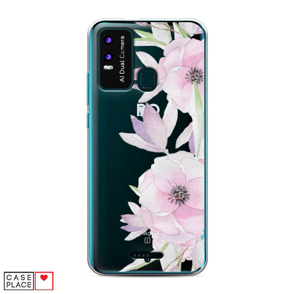 

Чехол Awog на BQ 6630L Magic L / BQ 6630L Мэджик L "Нежные анемоны", Разноцветный, 201650-8