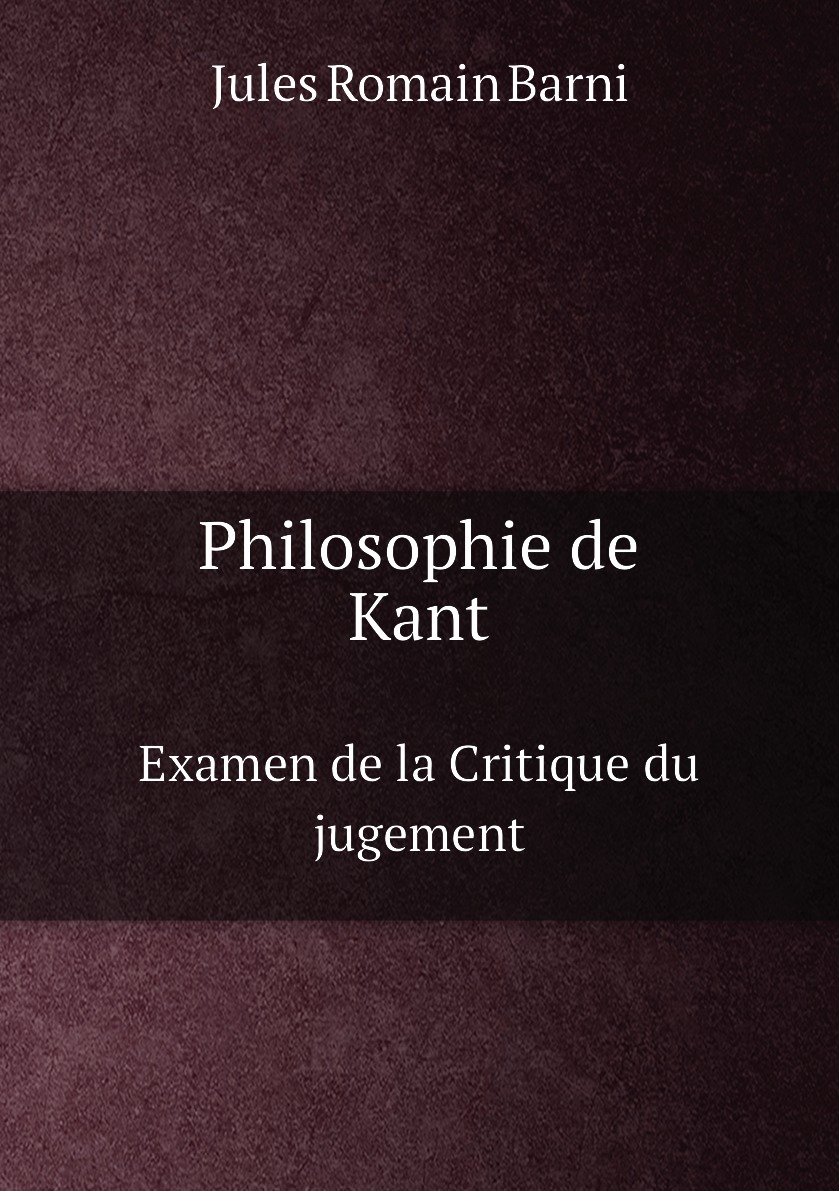 

Philosophie de Kant