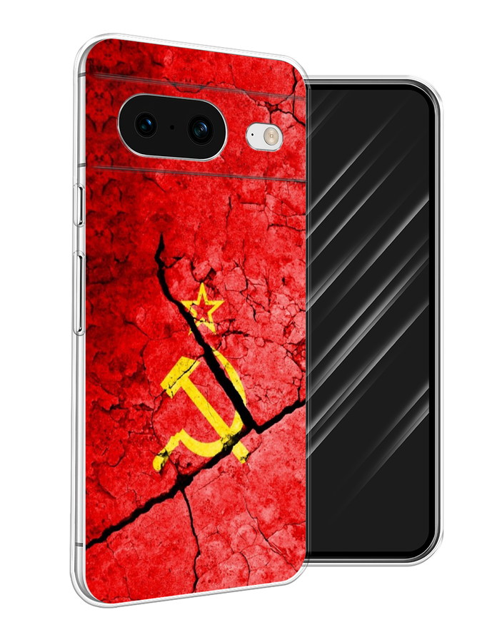 

Чехол Awog на Google Pixel 8 "СССР", Красный;черный;желтый, 271550-5