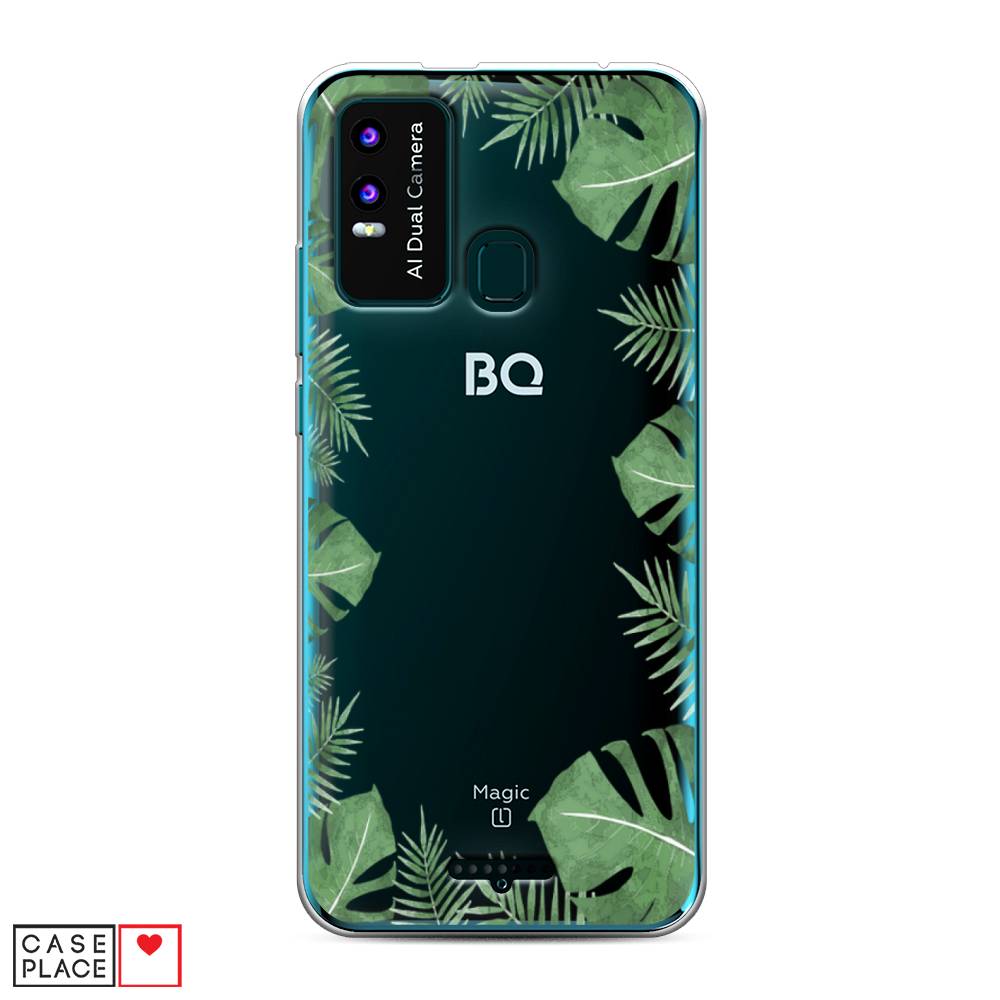 

Чехол Awog на BQ 6630L Magic L / BQ 6630L Мэджик L "Листья папоротника рамка", Разноцветный, 201650-8