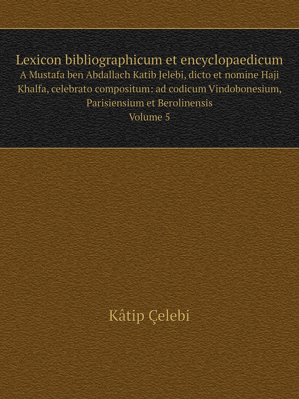 

Lexicon bibliographicum et encyclopaedicum