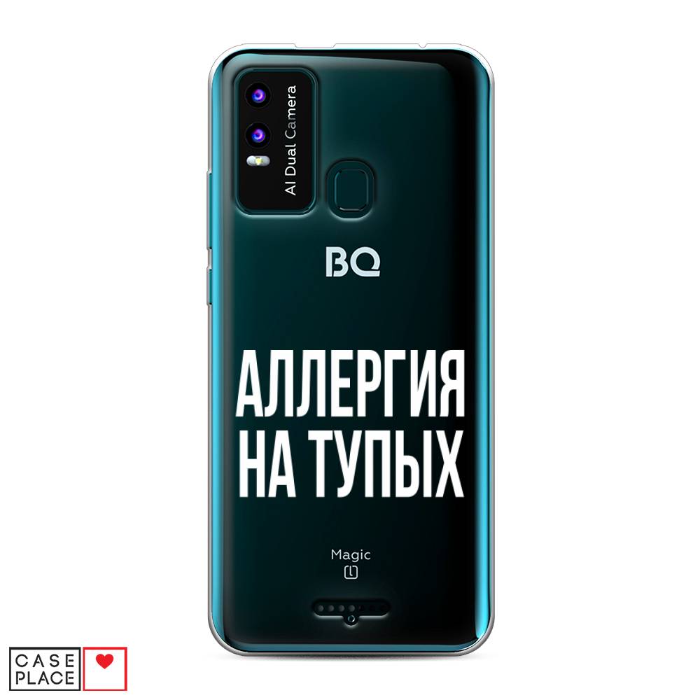 

Чехол Awog на BQ 6630L Magic L / BQ 6630L Мэджик L "Аллергия на тупых", Разноцветный, 201650-6