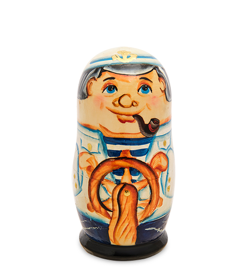 

Матрешка Штурман с трубкой, Разноцветный, AT2170562