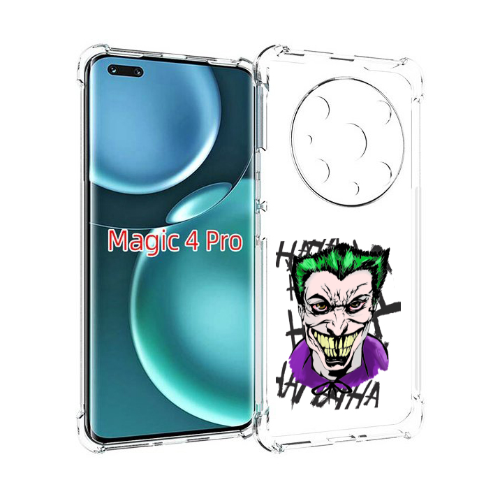 

Чехол MyPads Джокер-крейзи для Honor Magic4 Pro, Прозрачный, Tocco