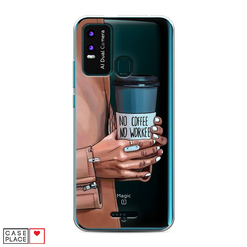 

Чехол Awog на BQ 6630L Magic L / BQ 6630L Мэджик L "No coffee", Разноцветный, 201650-7