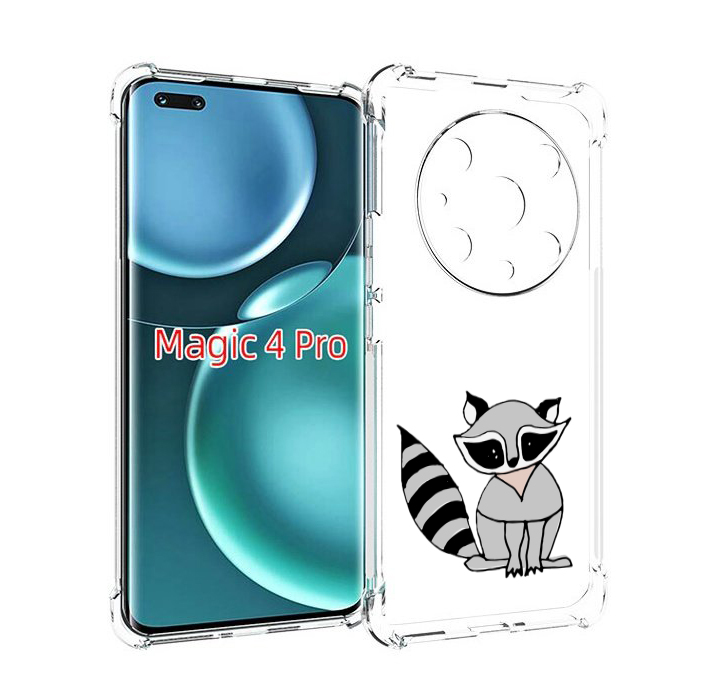 

Чехол MyPads Енотик для Honor Magic4 Pro, Прозрачный, Tocco