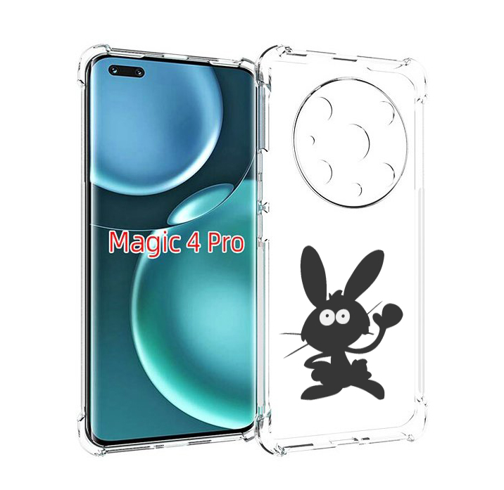 

Чехол MyPads Заяц для Honor Magic4 Pro, Прозрачный, Tocco