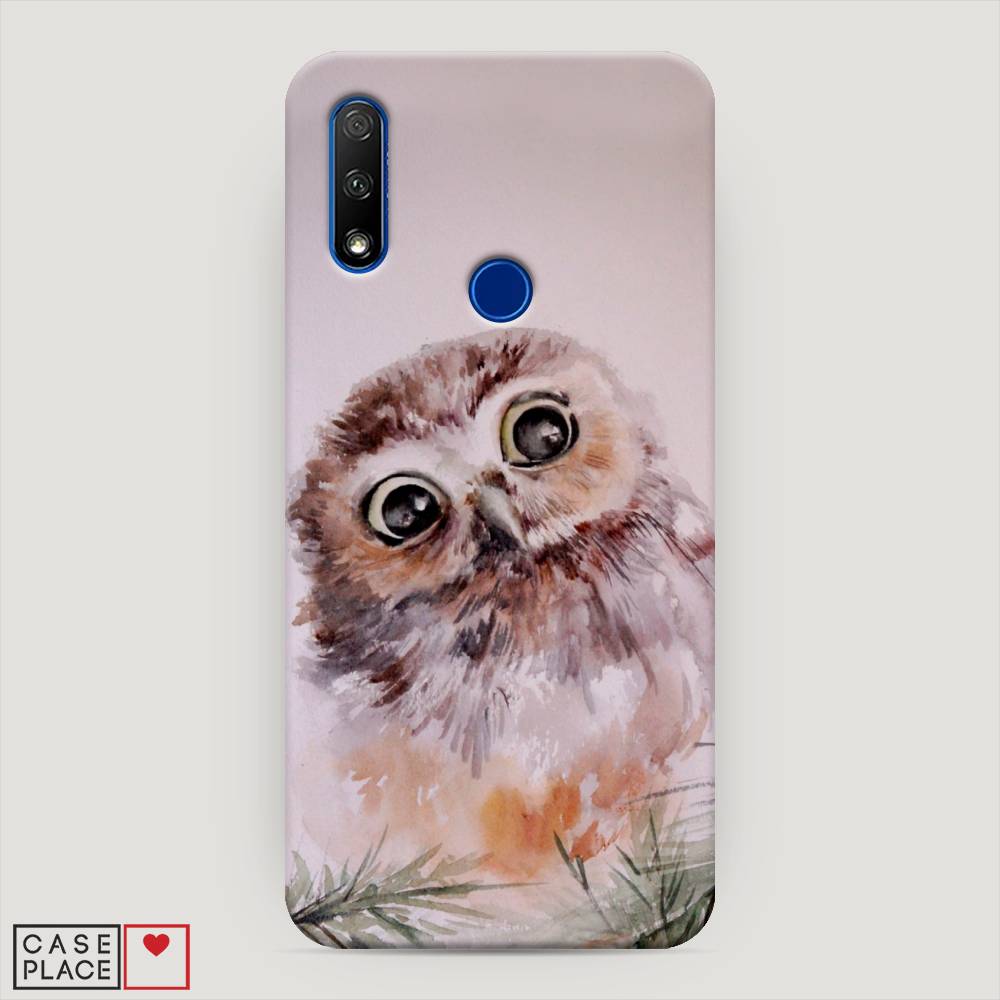 

Чехол Awog "Сова для розовом" для Honor 9X, 69920-1