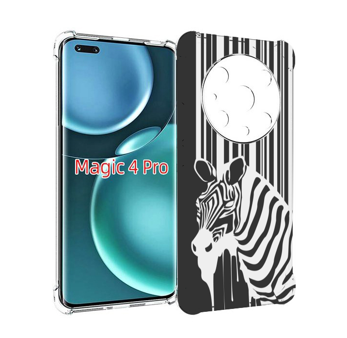 

Чехол MyPads Зебра для Honor Magic4 Pro, Прозрачный, Tocco