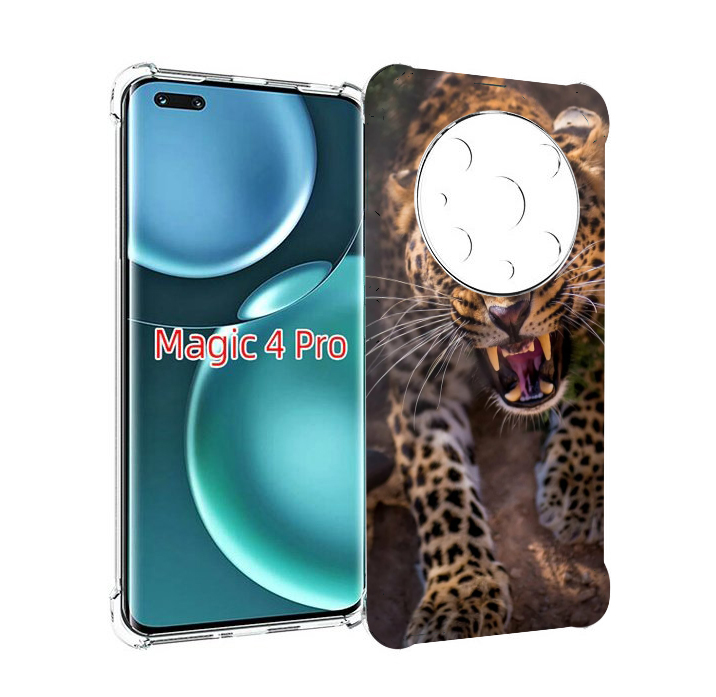 

Чехол MyPads Злой-гепард для Honor Magic4 Pro, Прозрачный, Tocco