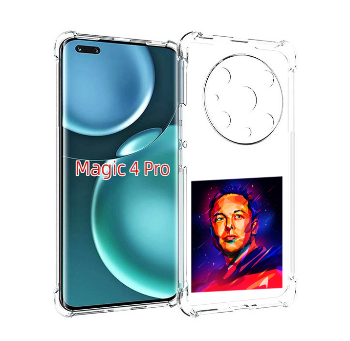 

Чехол MyPads Илон-Маск для Honor Magic4 Pro, Прозрачный, Tocco
