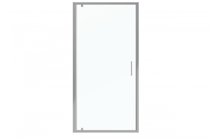 Душевая дверь в нишу Bravat Line 100x200 распашная смеситель bravat line f65299c b rus для ванны с душем