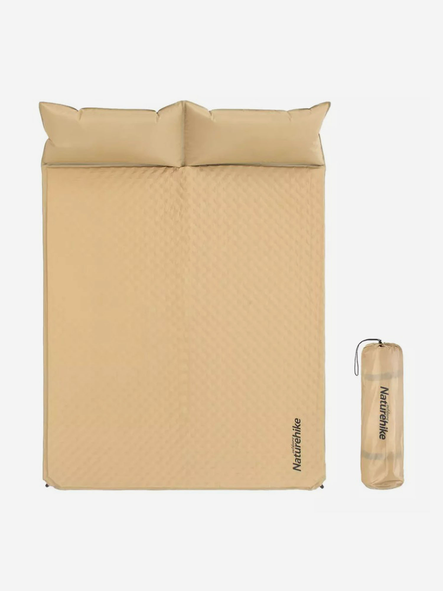 

Коврик Naturehike надувной, с подушкой, желтый, NH18Q010-D