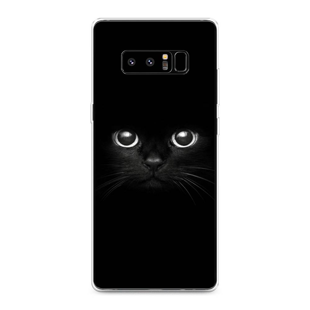 

Чехол Awog на Samsung Galaxy Note 8 "Взгляд черной кошки", Черный, 25250-1
