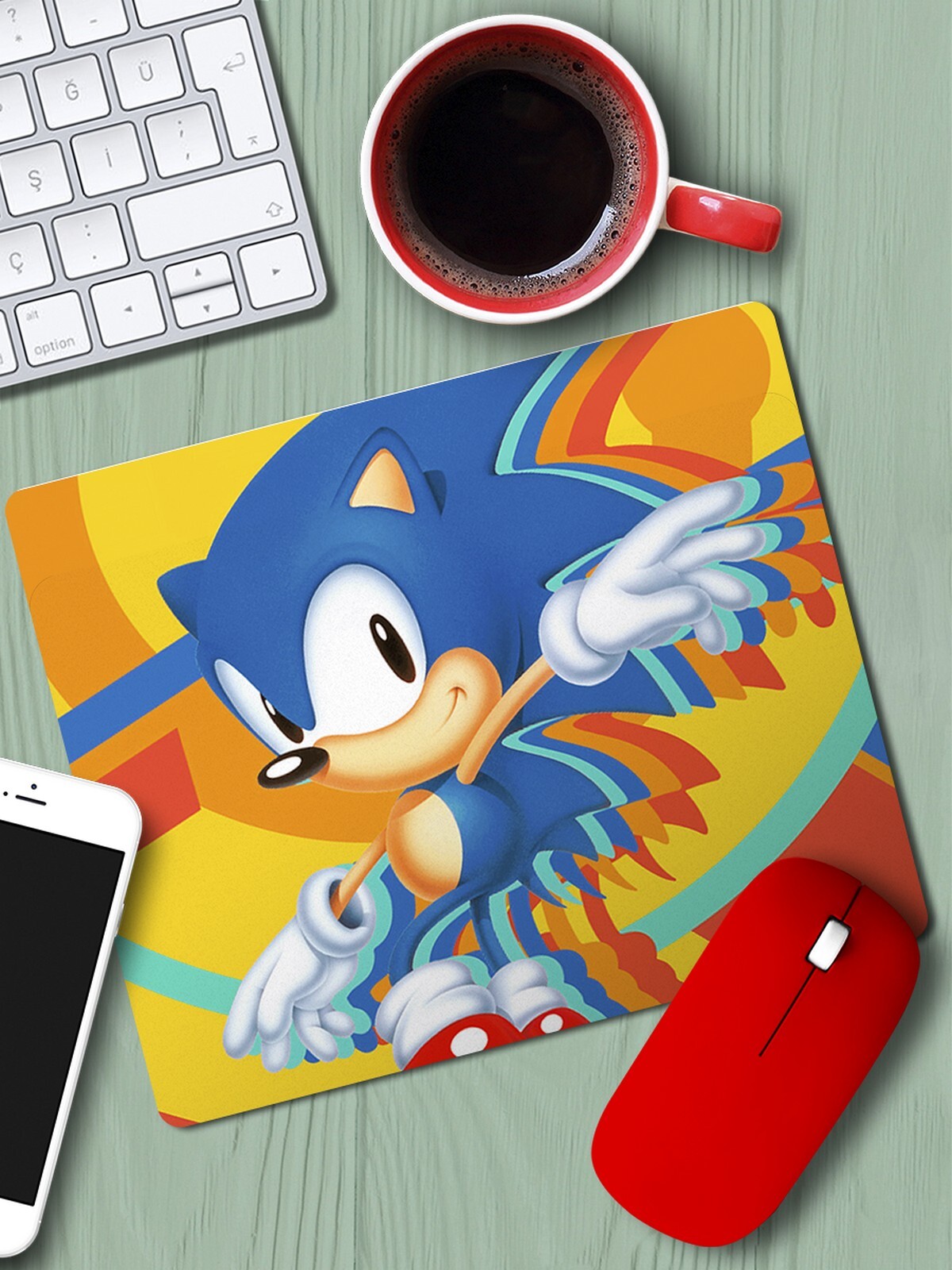 

Геймерский коврик Sonic Mania 2, Sonic Mania (соник, мания, марио, сега, денди, нинтендо, игра)-2